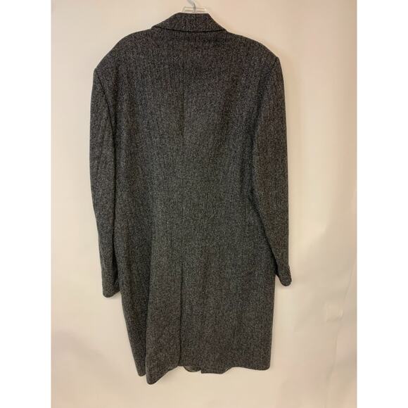 Coat Mens Size 42R Gray Tweed Wool Academia Ivy League Preppy Classic Timeless - Picture 3 of 12